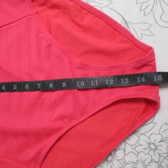 LA BLANCA Linea High Waist Bikini Bottom-Coral-18W-NWT - Picture 11 of 14